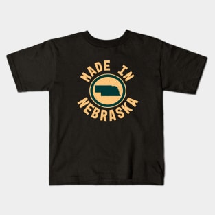 Made In Nebraska Kids T-Shirt